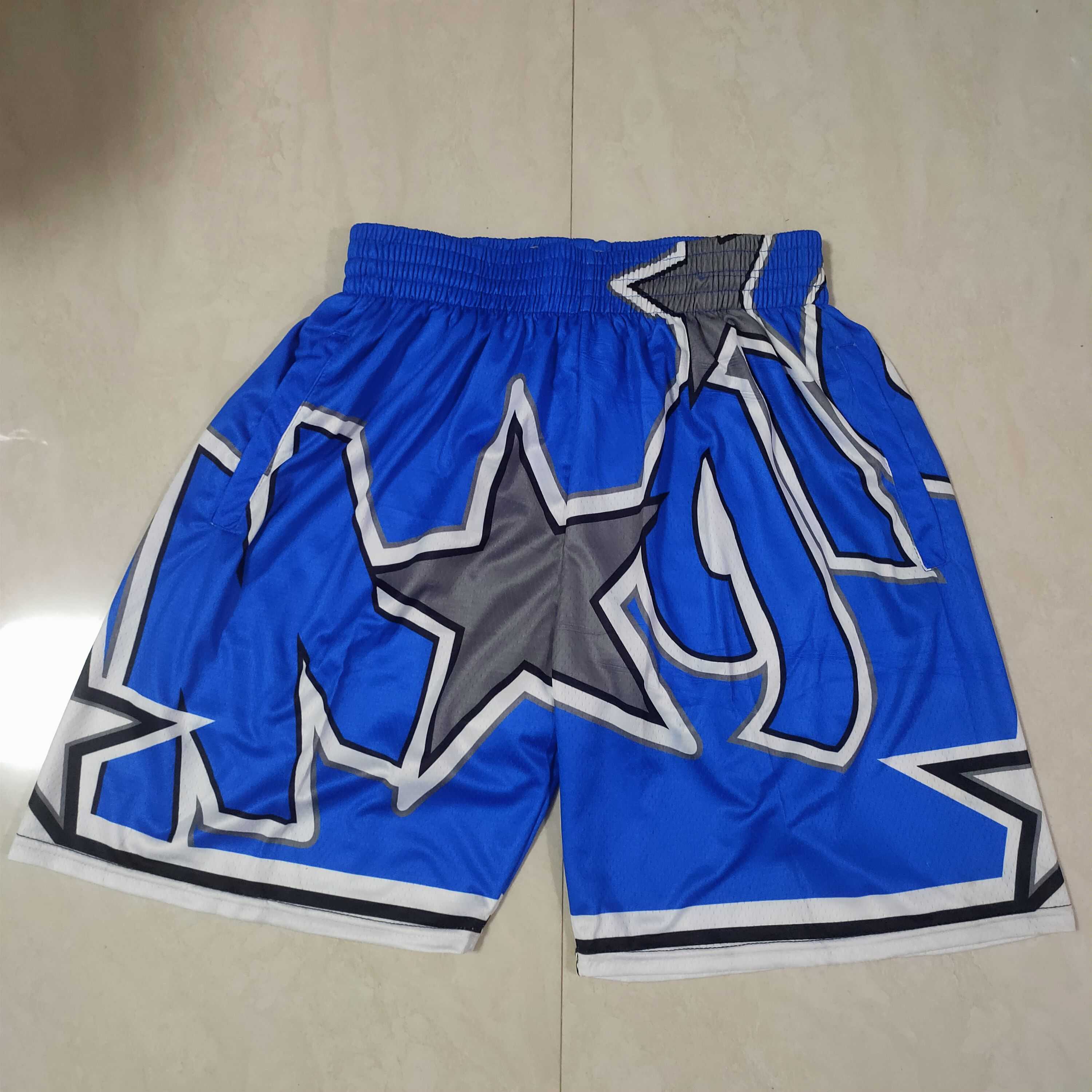 Men NBA 2021 Orlando Magic Blue Shorts
